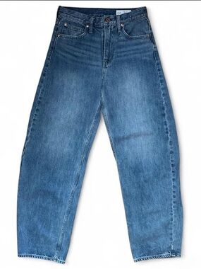 GAP barrel high rise jeans